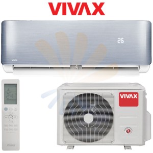 Vivax R+Design ACP-09CH25AERI/I (srebrna) + ACP-09CH25AERI/O + RG10B1(E)/BGEF srebrni split klima uređaj